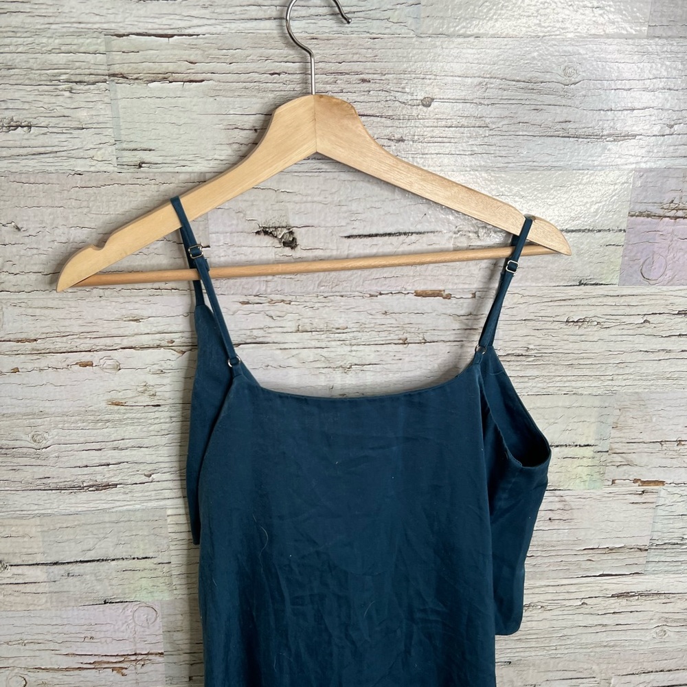 J.O.A. Blue midi wrap dress size small NWT - Picture 7 of 10